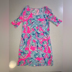 Lilly Pulitzer La Jolla Dress in Lobsters In Love